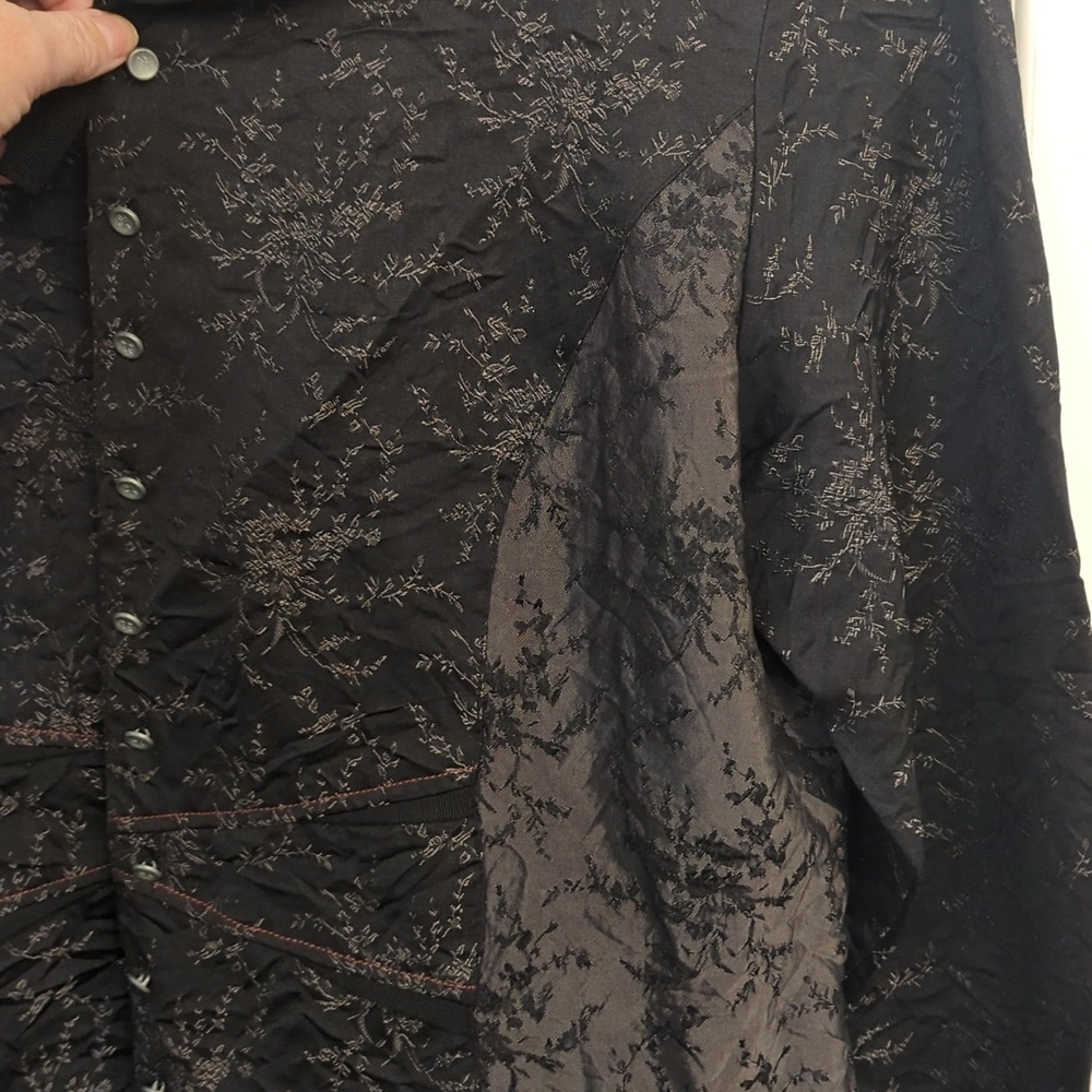 Vintage Lauren Vidal Black Blouse - Picture 4 of 15